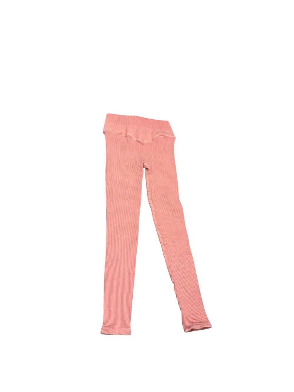NUX Pink Coral Ribbed Leggings in Size Large - Picture 12 of 12